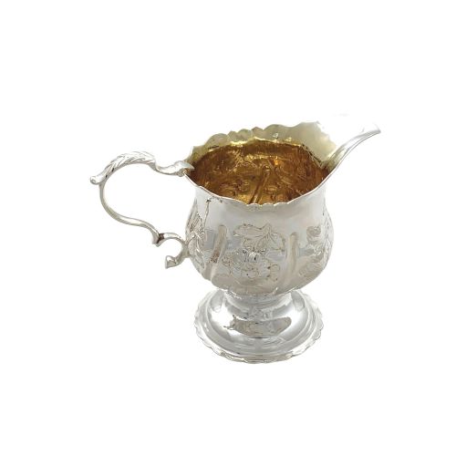 Antique Georgian Sterling Silver Jug 1763