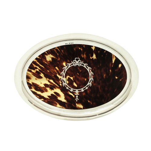 Antique Sterling Silver & Tortoiseshell Dressing Tray 1926