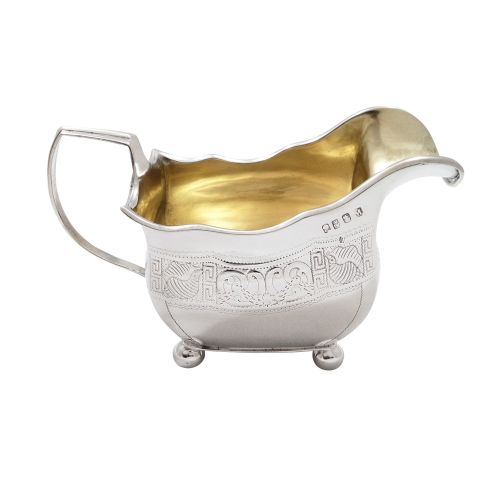 Antique Georgian Irish Sterling  Silver Jug - Dublin 1808