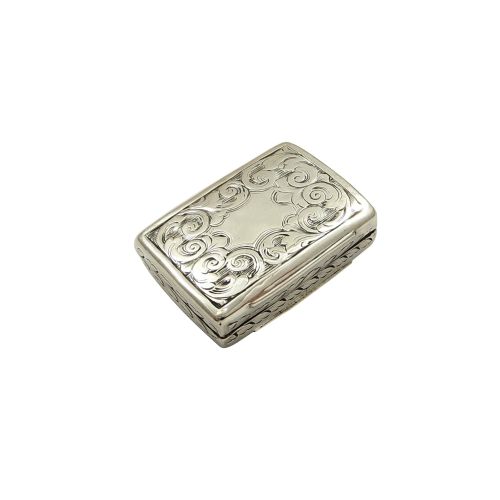 Antique Victorian Sterling Silver Vinaigrette 1841