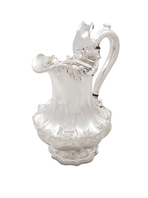 fig 1. Antique William IV Sterling Silver Water Jug 1836