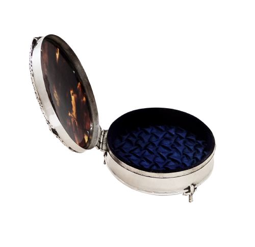 fig 1. Antique Sterling Silver & Tortoiseshell 4