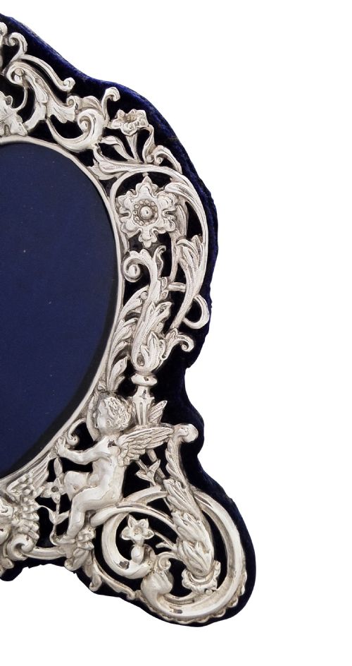 fig 1. Antique Victorian Sterling Silver 8 1/2