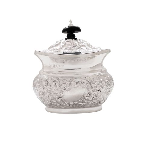 Antique Sterling Silver Caddy 1913