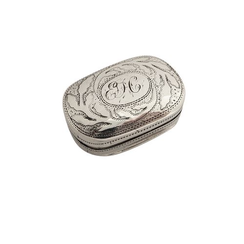 Antique Georgian Sterling Silver Vinaigrette 1817
