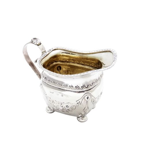 Antique Victorian Sterling Silver Jug 1892