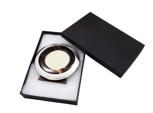 fig 1. Antique Sterling Silver & Tortoiseshell 4 3/4