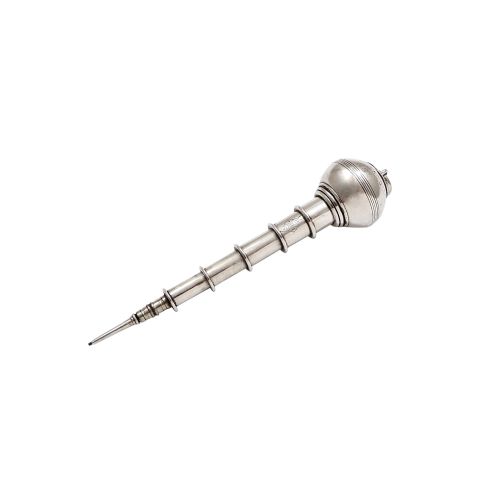 Antique Victorian Silver 'Plumb Bob'  Propelling Pencil 1873 - Punchestown