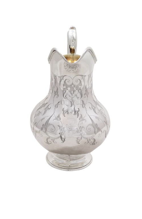 fig 1. Antique Victorian Sterling Silver Jug 1881
