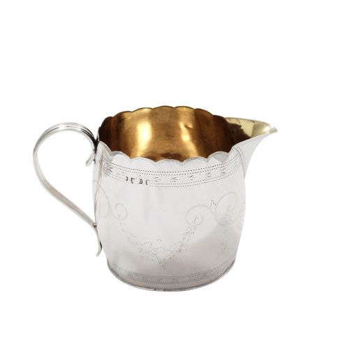 Antique Georgian Sterling Silver Jug 1795