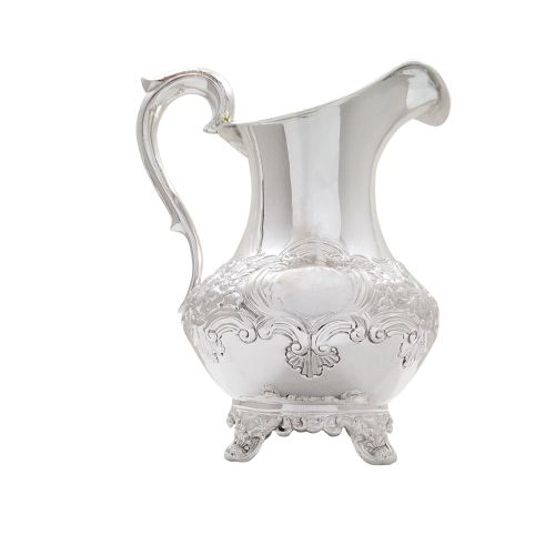 Antique Victorian Sterling Silver Jug 1844