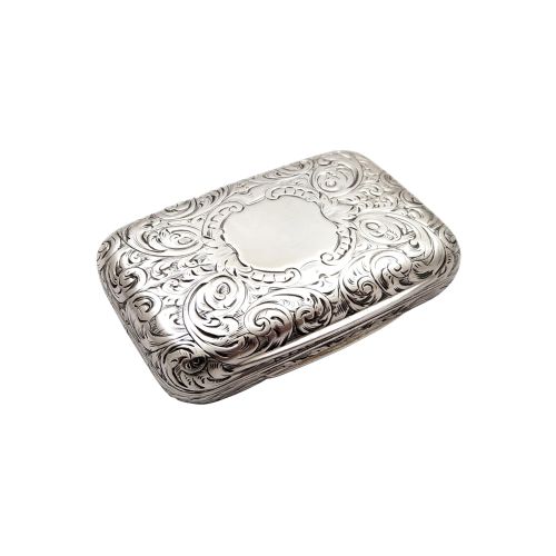 Antique Victorian Sterling Silver Vinaigrette 1856