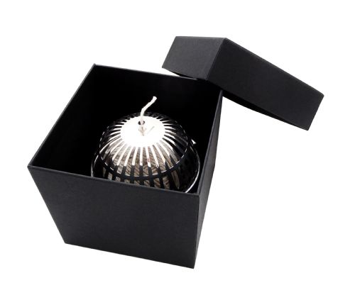 fig 1. Antique Edwardian Sterling Silver String Box / Holder 1908