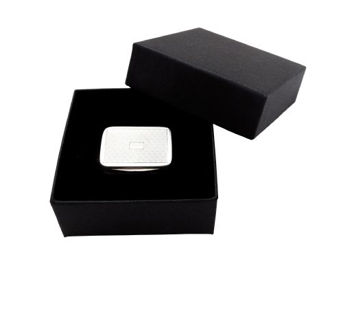 fig 1. Antique Georgian Sterling Silver Vinaigrette 1811