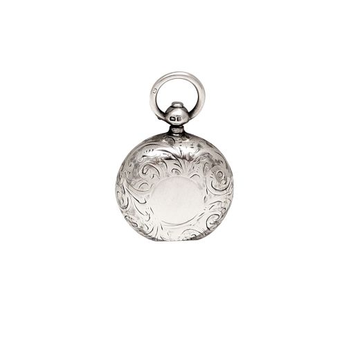 Antique Sterling Silver Sovereign Case 1912