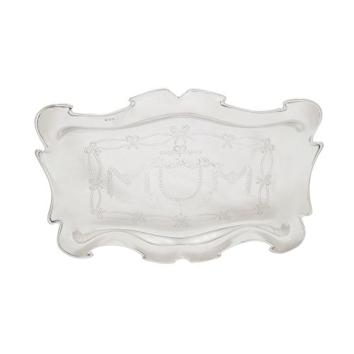 Antique Edwardian Sterling Silver Dressing Tray 1905