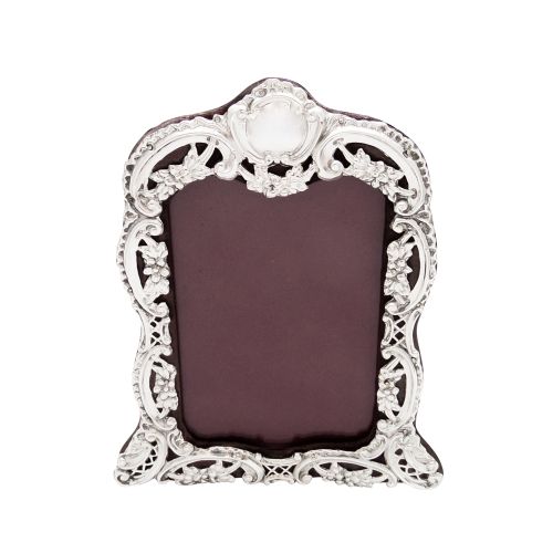 Antique Victorian Sterling Silver 8" Photo Frame 1899