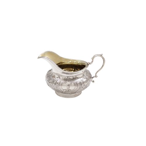 Antique Early Victorian Sterling Silver Jug 1837