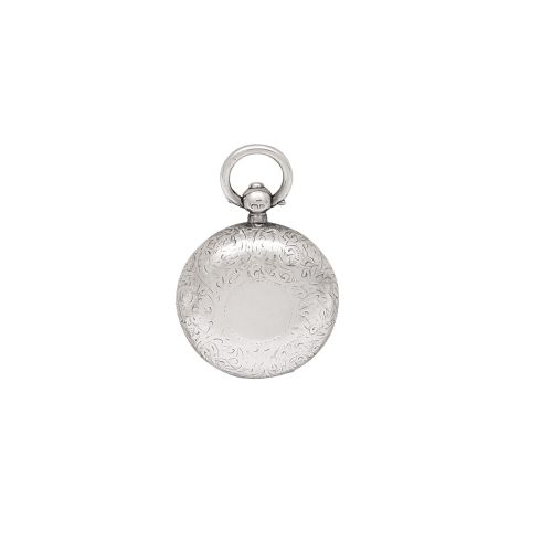 Antique Victorian Sterling Silver Sovereign Case 1895