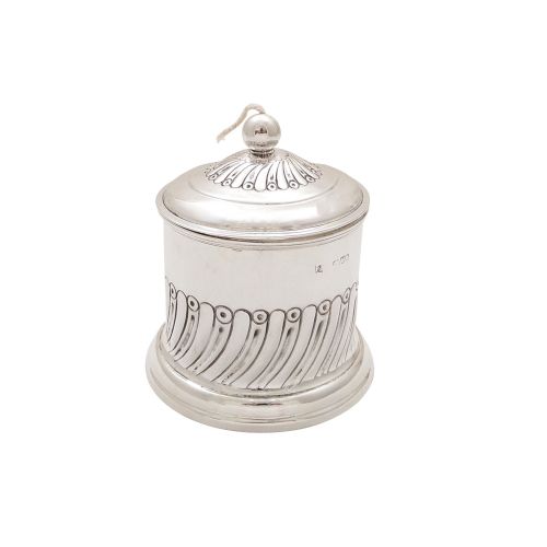 Antique Edwardian Sterling Silver String Box 1903