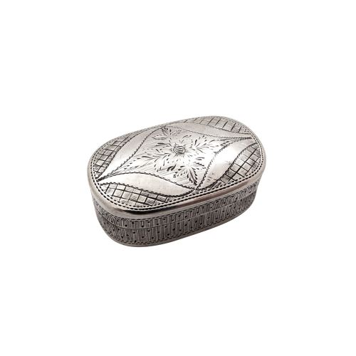 Antique Georgian Sterling Silver Vinaigrette 1805