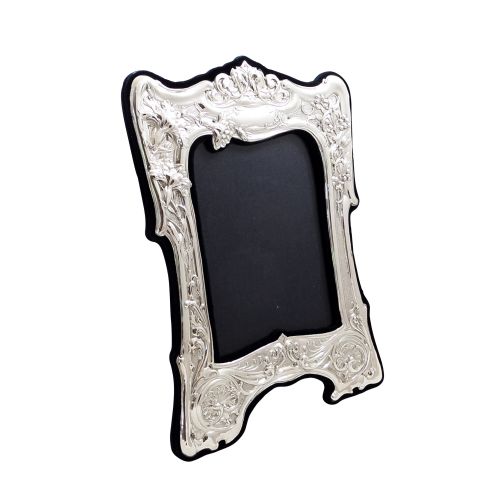 Huge Antique Edwardian Sterling Silver 13" Photo Frame 1905
