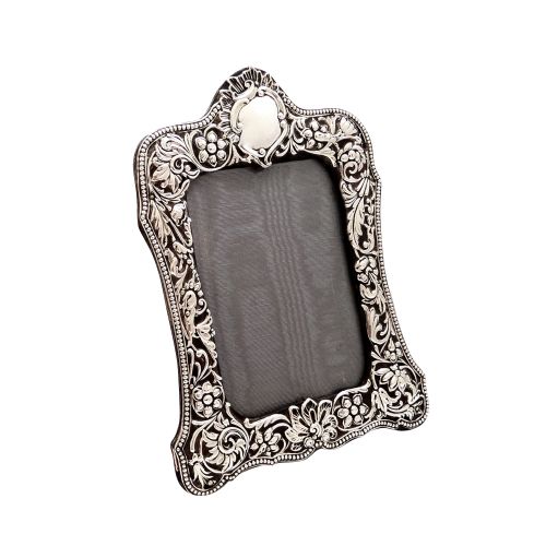 Antique Victorian Sterling Silver 8" Photo Frame 1899