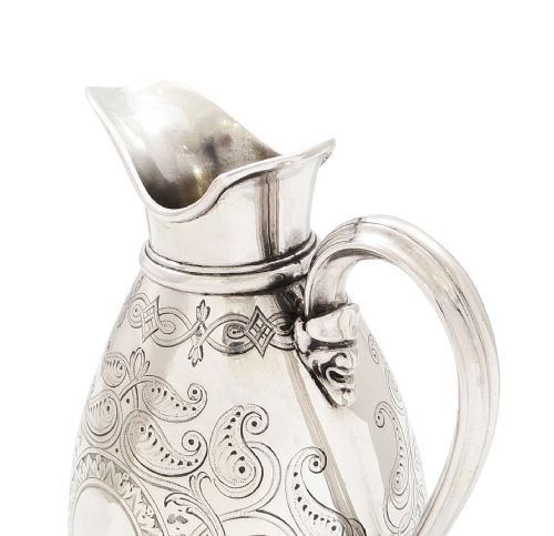 fig 1. Antique Victorian Sterling Silver Jug 1861
