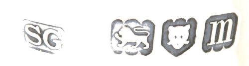 fig 1. Antique Edwardian Sterling Silver Sugar Basket / Bowl 1907