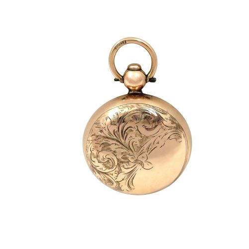 Antique Edwardian 9ct Gold Sovereign Case 1907