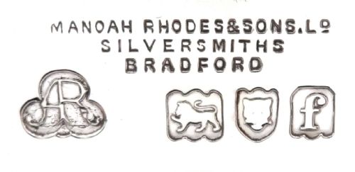 fig 1. Antique Edwardian Sterling Silver 12