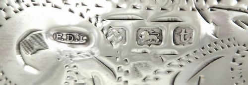 fig 1. Antique Sterling Silver Purse 1918