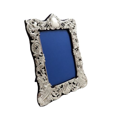 Antique Victorian Sterling Silver 8 1/2" Photo Frame 1900
