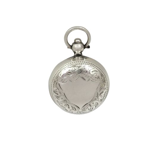 Antique Edwardian Sterling Silver Sovereign Case 1909