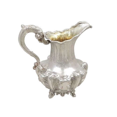 Antique Early Victorian Sterling Silver Jug 1840