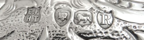 fig 1. Antique Victorian Sterling Silver 9