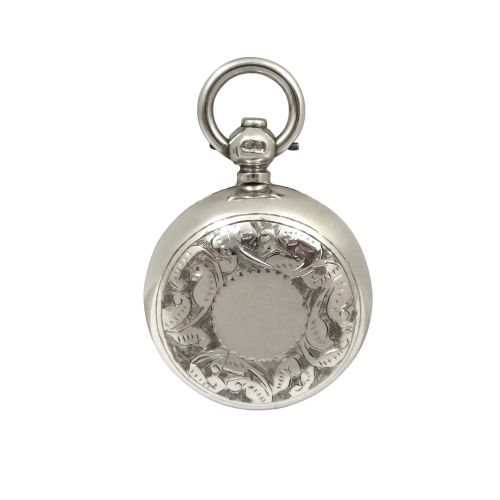 Antique Victorian Sterling Silver Sovereign Case 1898