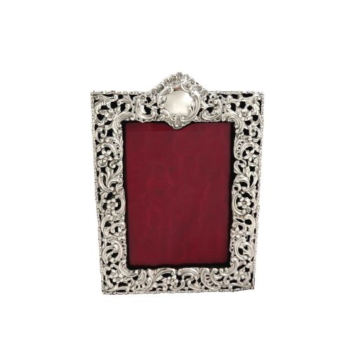 Antique Victorian Sterling Silver 8" Photo Frame 1900