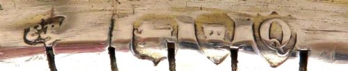 fig 1. Antique Sterling Silver & Tortoiseshell Dish / Pin Tray 1891