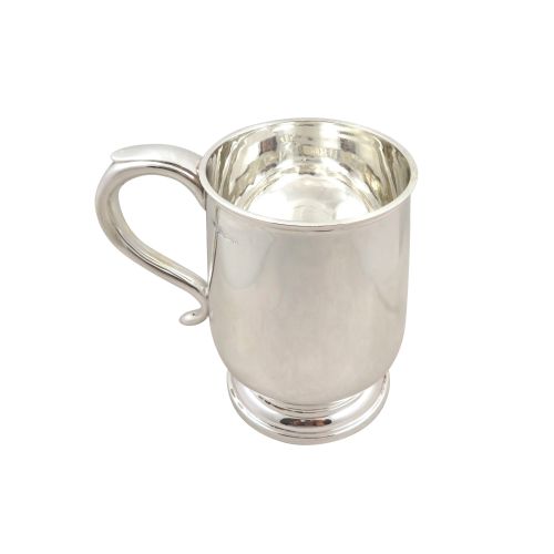 Antique Sterling Silver Pint Mug / Tankard 1917