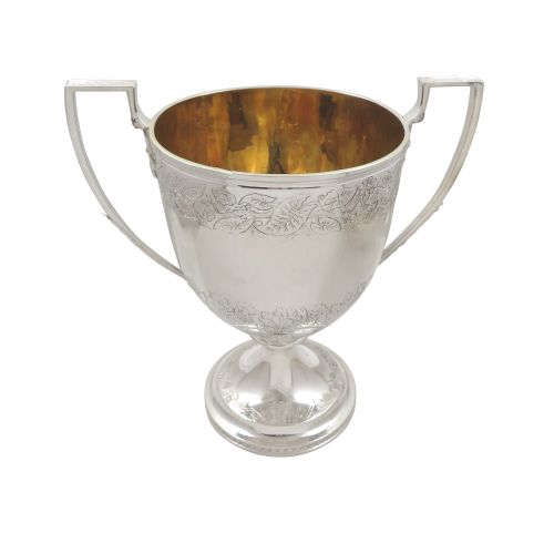 Antique Georgian Sterling Silver 9" Presentation Cup / Trophy 1815