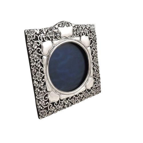 Antique Edwardian Sterling Silver 6" X 6" Photo Frame 1901