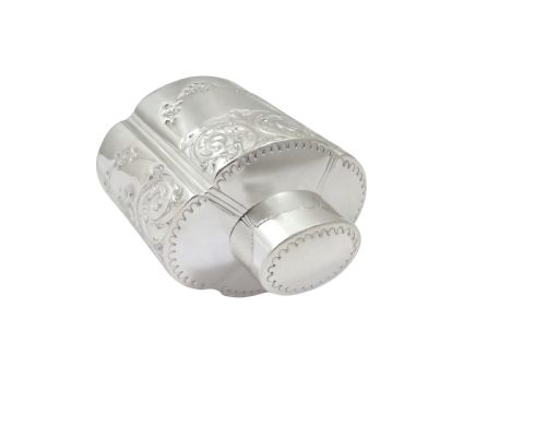 fig 1. Antique Victorian Sterling Silver Caddy 1897