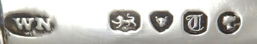 ANTIQUE VICTORIAN STERLING SILVER TRAVELLING SHAVING BRUSH 1854 - ADDITIONAL PHOTO 3