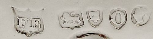 fig 1. Antique Victorian Sterling Silver 8
