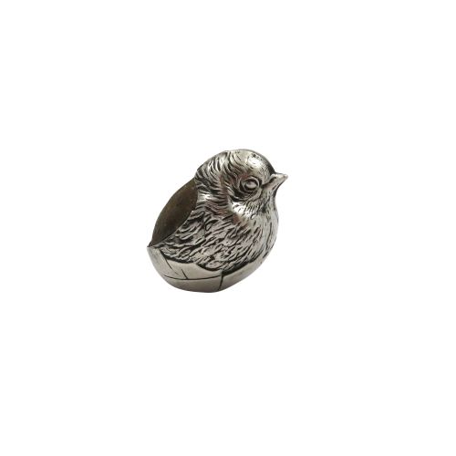 Antique Edwardian Sterling Silver 'Chick' Pin Cushion 1907