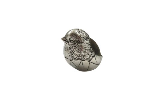 fig 1. Antique Edwardian Sterling Silver 'Chick' Pin Cushion 1907