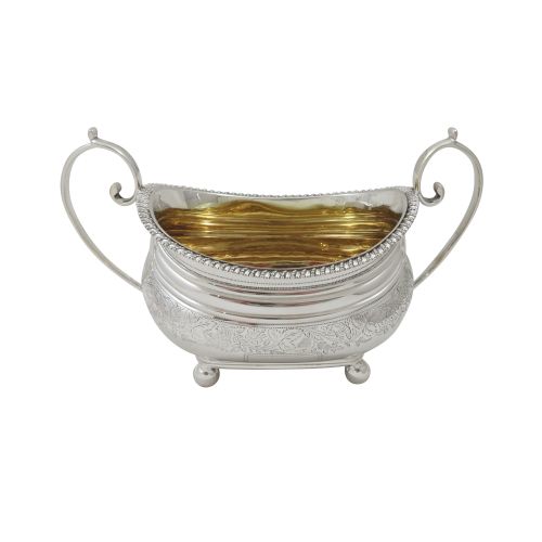 Antique Georgian Sterling Silver 2 Handle Bowl 1815