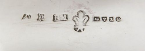 fig 1. Antique Edwardian Sterling Silver Trinket Box 1901