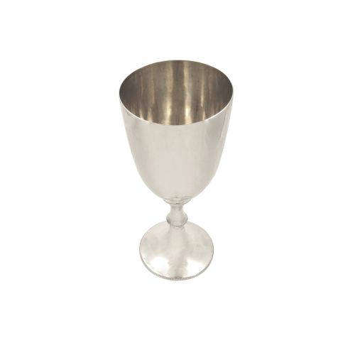 Antique Sterling Silver 9 3/4" Wine Goblet 1911